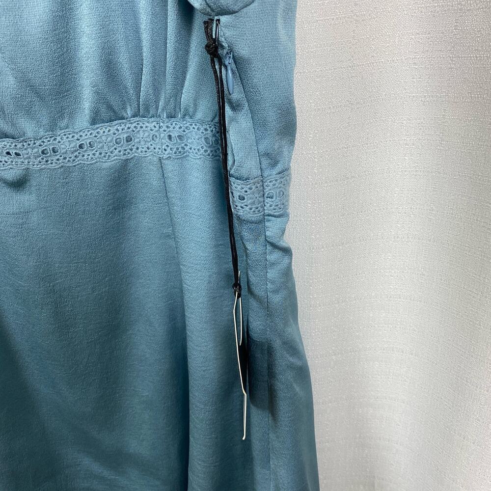 Revolve Privacy Please Blue Reagan Babydoll Mini Dress Sz.XL NWT - Picture 10 of 16